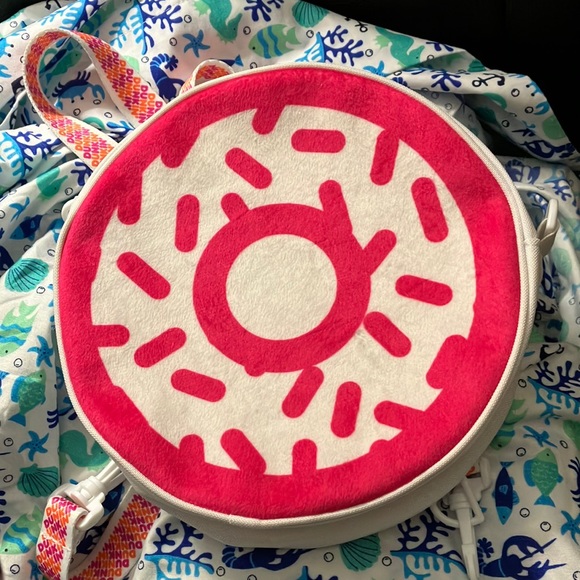 Dunkin Handbags - Dunkin Donut mini backpack crossbody bag